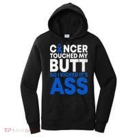 Funny Colon Cancer Survivor Cancer Awareness Ribbon Women's Hoodie thumb 0
