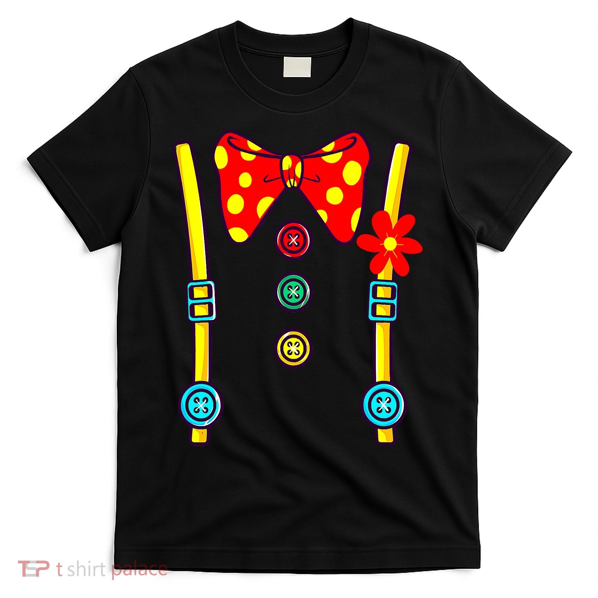 Funny Clown Costume Halloween Vintage T-Shirt
