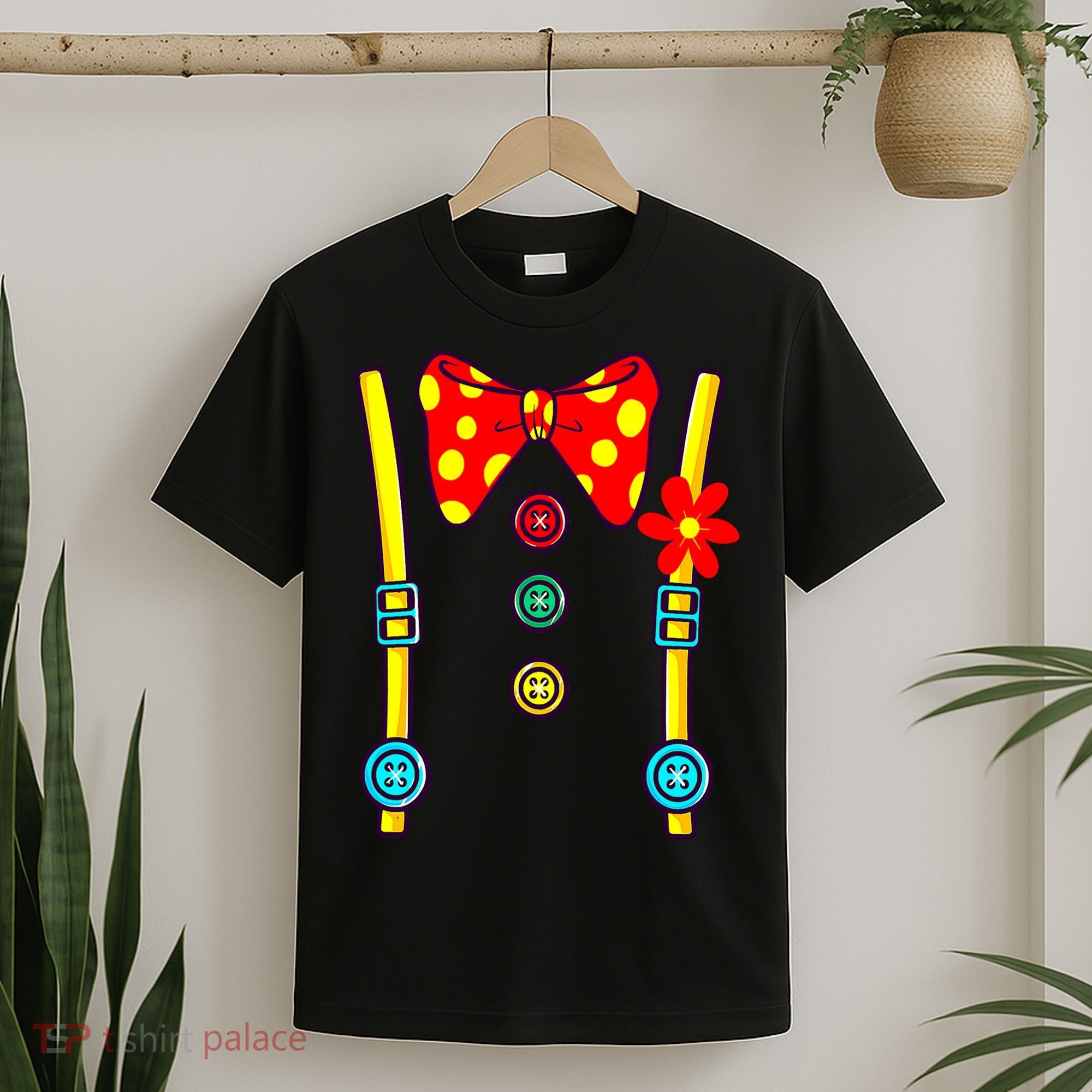 Funny Clown Costume Halloween Vintage T-Shirt