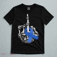 Fuck Colon Cancer Middle Finger Ribbon Colon Cancer T-Shirt thumb 5