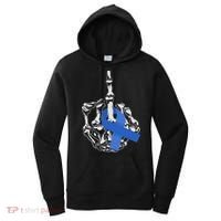 Fuck Colon Cancer Middle Finger Ribbon Colon Cancer Women's Hoodie thumb 0