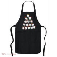Funny Cute Christmas Dentistree Tooth Tree Apron thumb 0