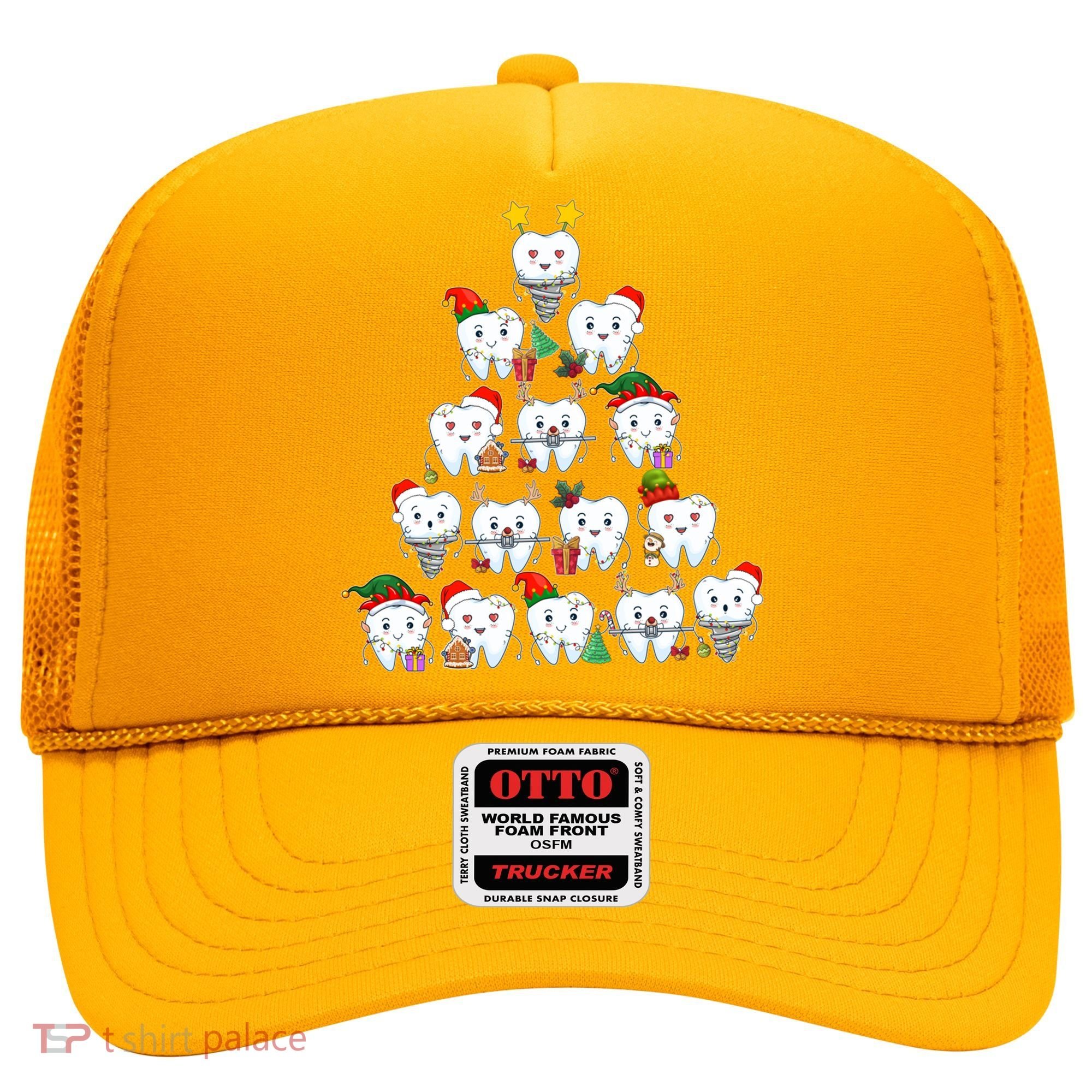 Funny Cute Christmas Dentistree Tooth Tree Hat