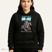 Funny Cat Cowboy Yippee Meow Hoodie thumb 5