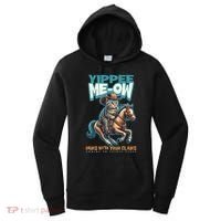 Funny Cat Cowboy Yippee Meow Women's Hoodie thumb 0