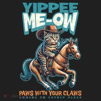 Funny Cat Cowboy Yippee Meow Tumbler thumb 3