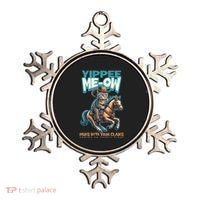 Funny Cat Cowboy Yippee Meow Ornament thumb 0