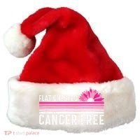 Flat Chested Cancer Free Flower Breast Caner Santa Hat thumb 0