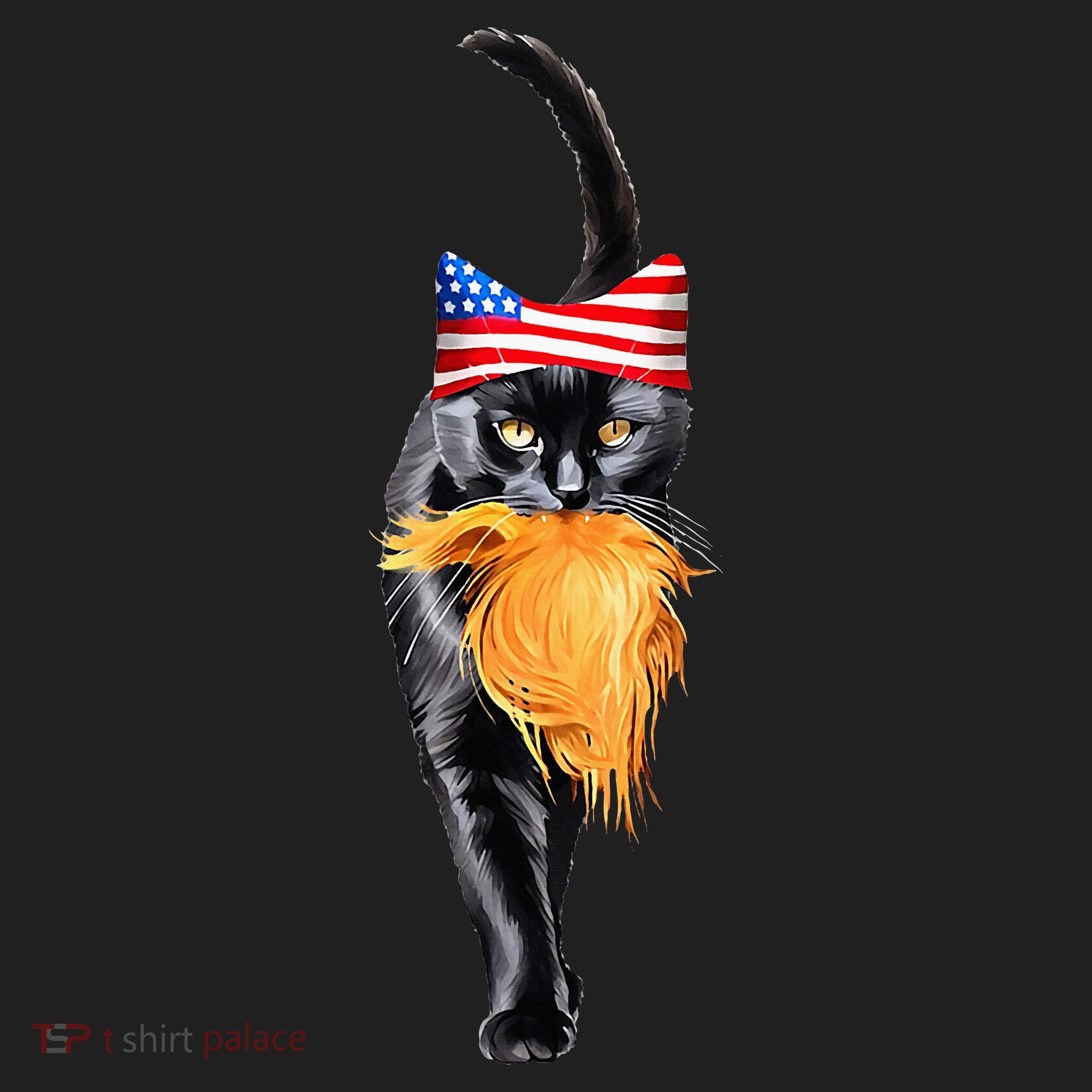 Funny Childless Cat Lady With Trump Hair Vote Kamala 2024 Hat
