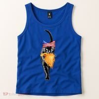 Funny Childless Cat Lady With Trump Hair Vote Kamala 2024 Tank Top thumb 2