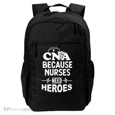 Fun Cute Cna Certified Nursing Assistant Nurses Need Heros Great Gift Backpack