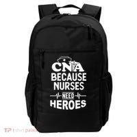 Fun Cute Cna Certified Nursing Assistant Nurses Need Heros Great Gift Backpack thumb 0