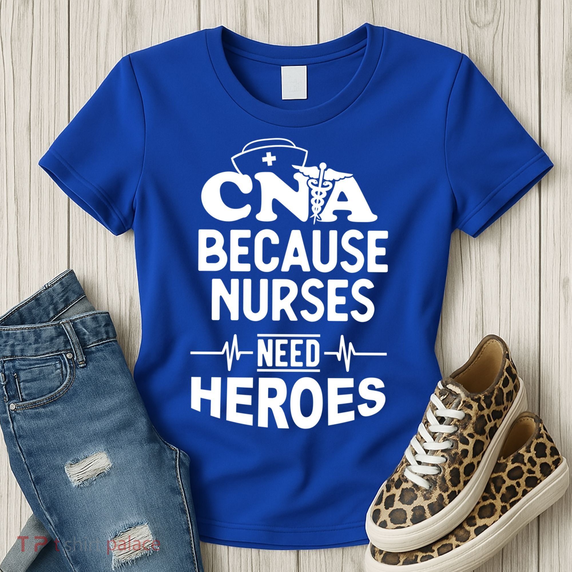 Fun Cute Cna Certified Nursing Assistant Nurses Need Heros Great Gift Women's T-Shirt