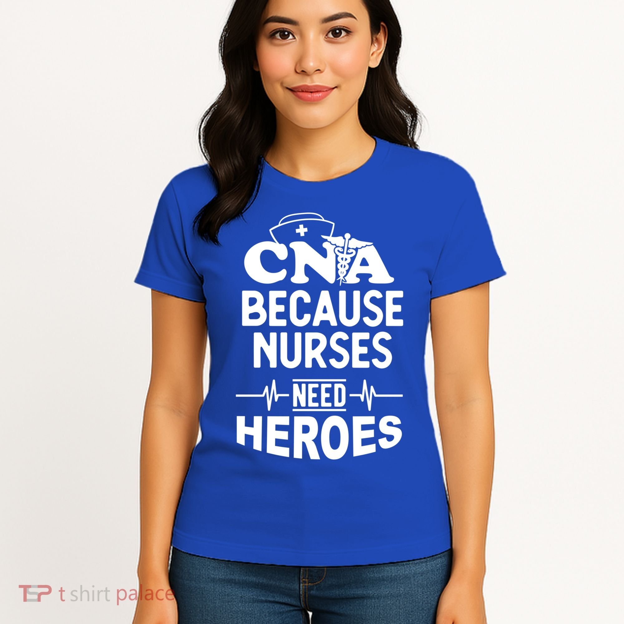 Fun Cute Cna Certified Nursing Assistant Nurses Need Heros Great Gift Women's T-Shirt