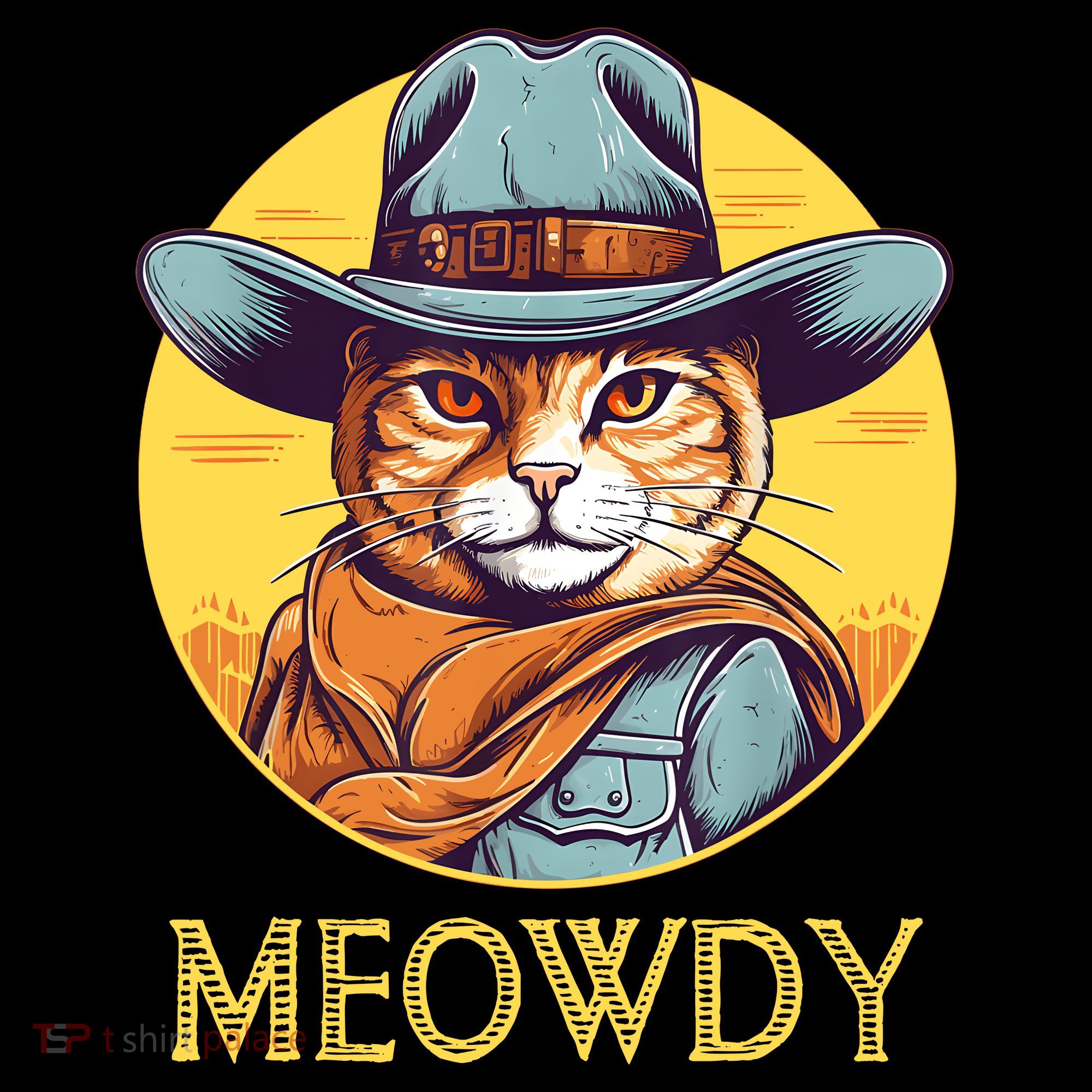 Funny Cat Cowboy Cowgirl Meow Howdy Meowdy Coffee Mug
