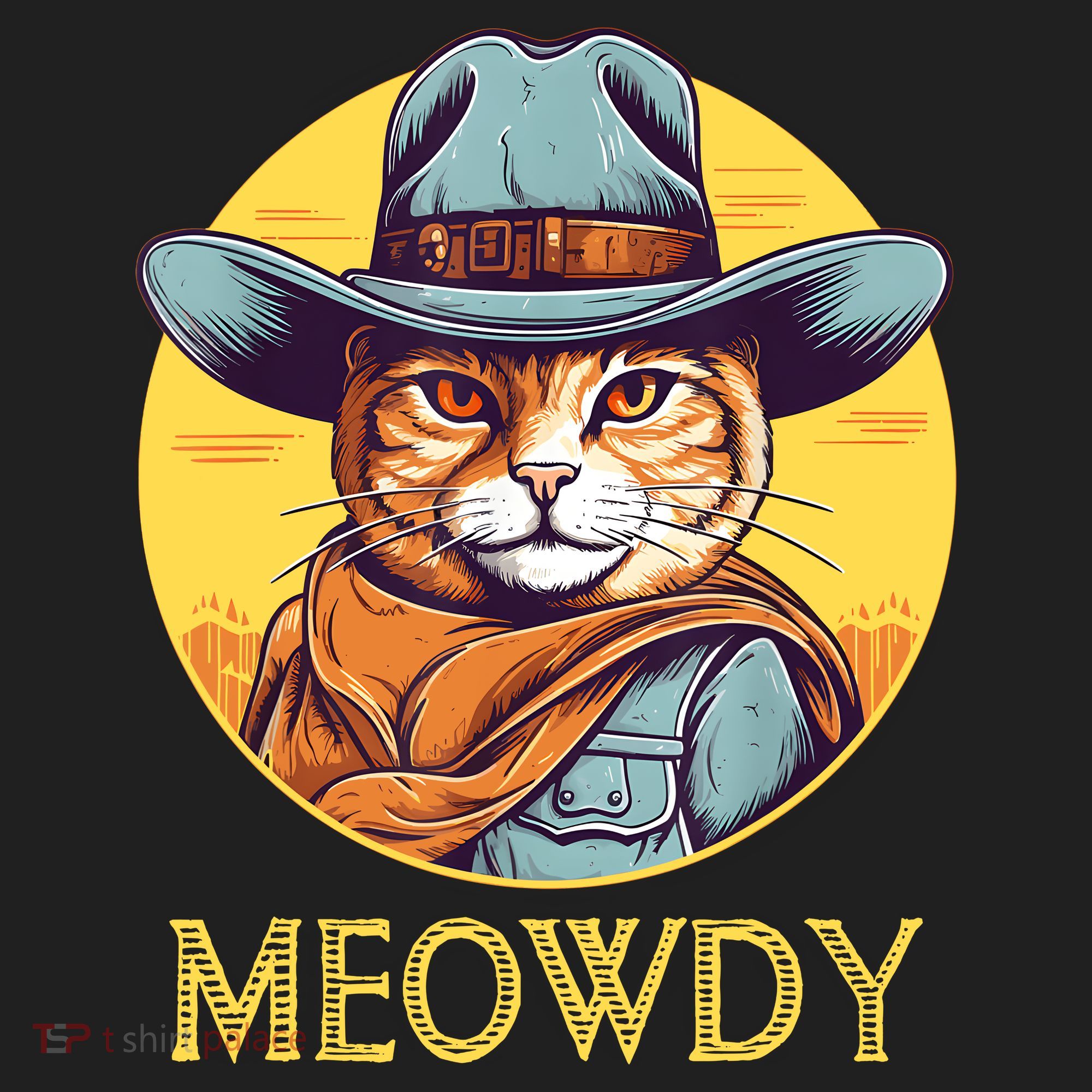 Funny Cat Cowboy Cowgirl Meow Howdy Meowdy Tumbler