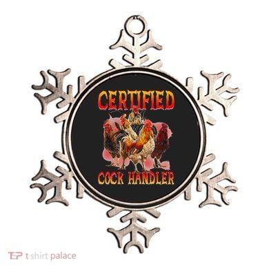 Funny Certified Cock Handler Funny Oddly Specific Meme Ornament