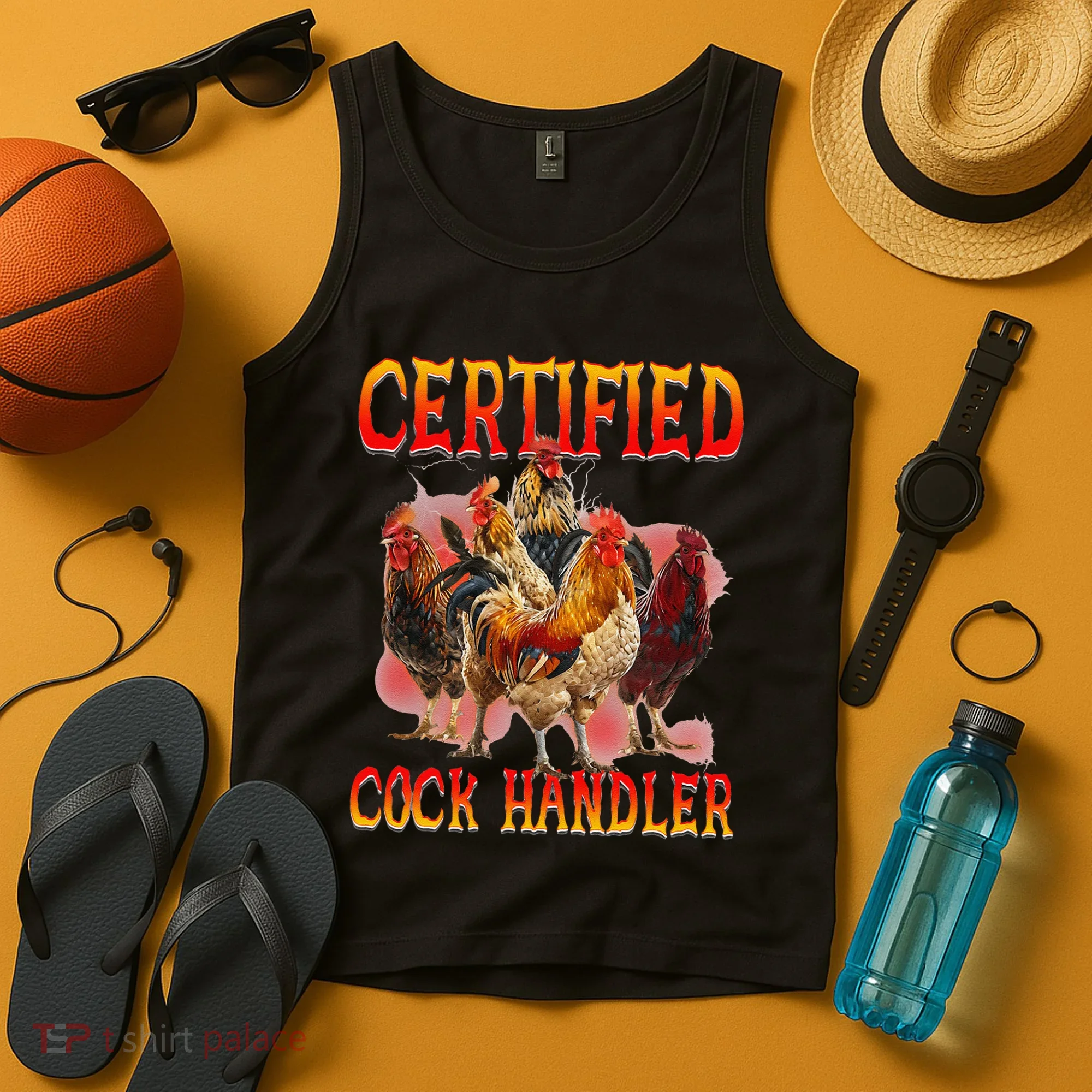 Funny Certified Cock Handler Funny Oddly Specific Meme Tank Top