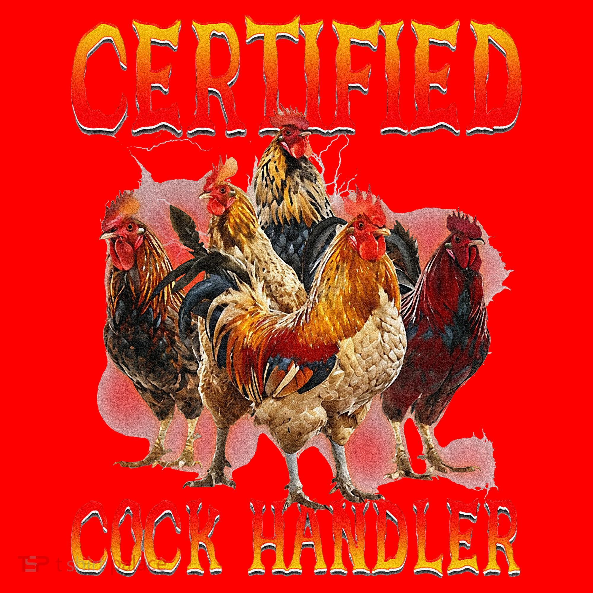 Funny Certified Cock Handler Funny Oddly Specific Meme Santa Hat