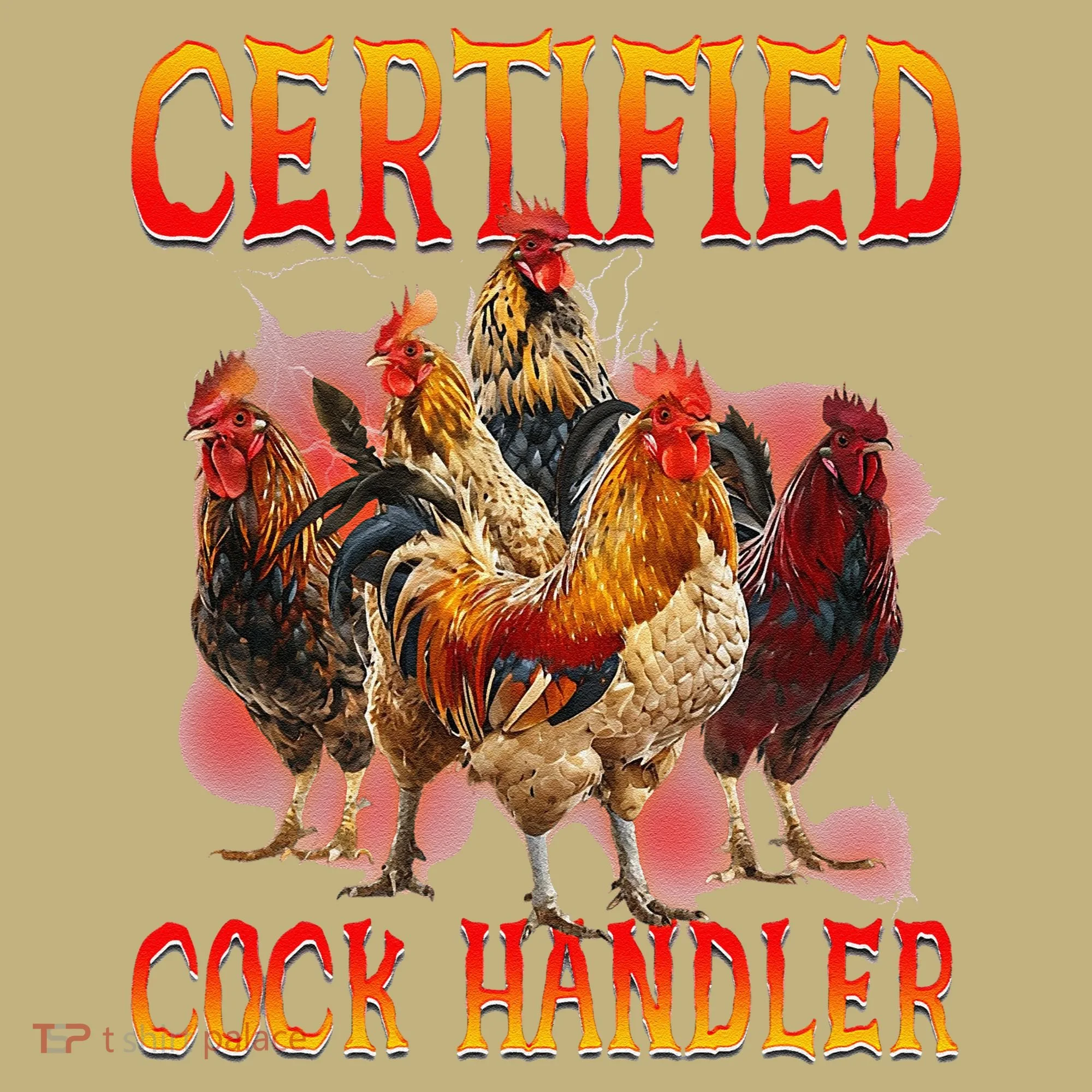 Funny Certified Cock Handler Funny Oddly Specific Meme Hoodie
