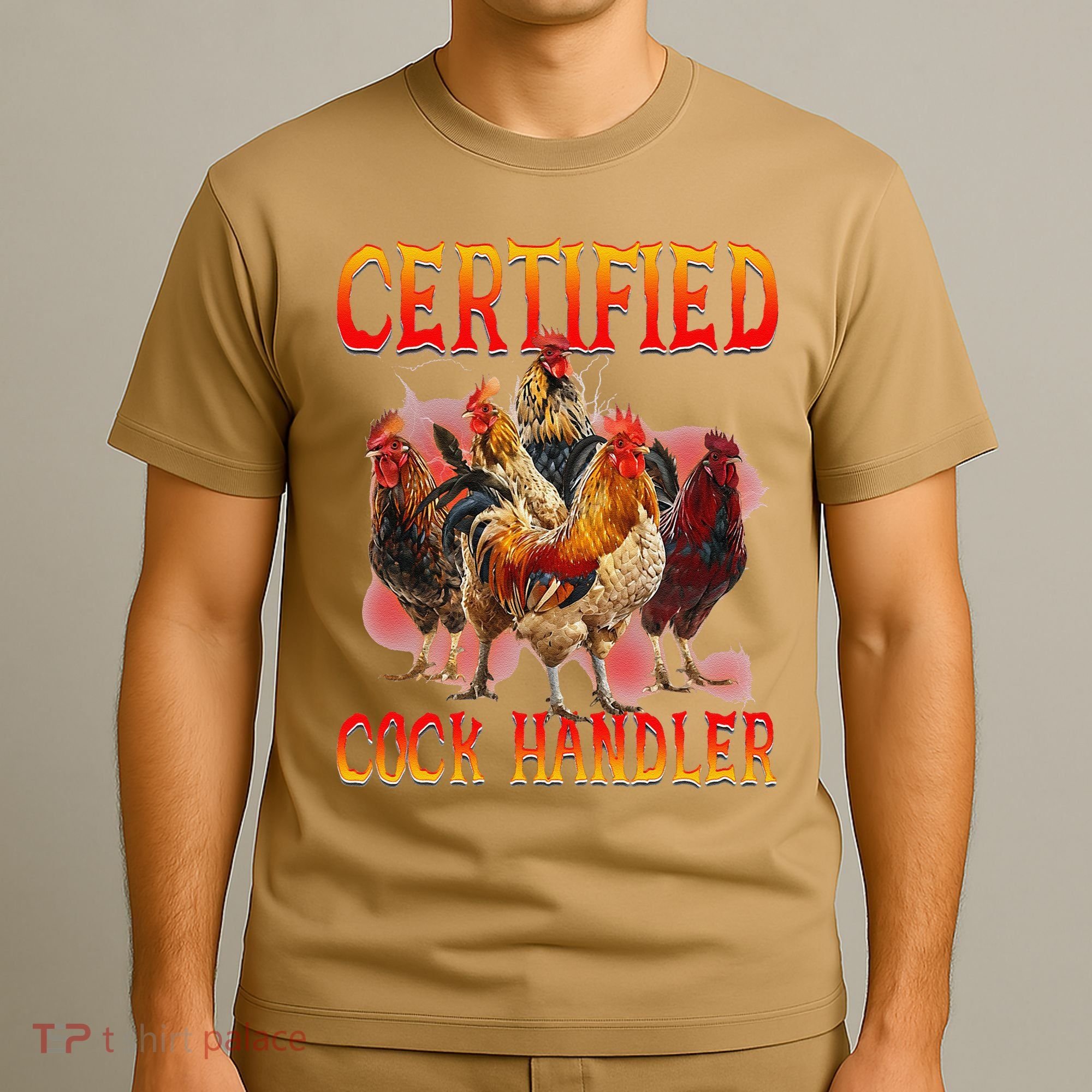 Funny Certified Cock Handler Funny Oddly Specific Meme T-Shirt