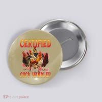 Funny Certified Cock Handler Funny Oddly Specific Meme Button thumb 0