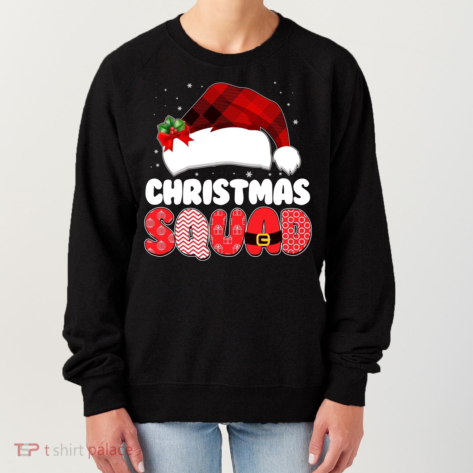 Funny Cute Christmas Squad Matching Shirts Women's Sweatshirt