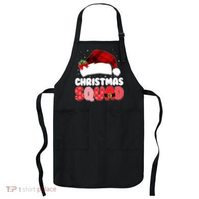 Funny Cute Christmas Squad Matching Shirts Apron