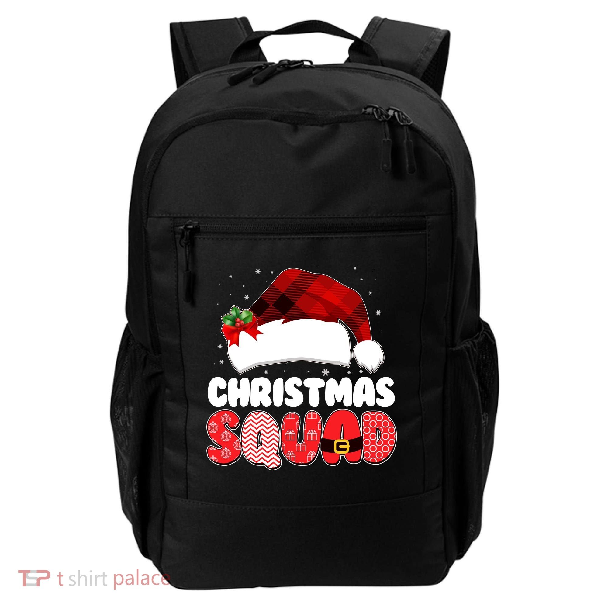 Funny Cute Christmas Squad Matching Shirts Backpack