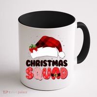 Funny Cute Christmas Squad Matching Shirts Coffee Mug thumb 1