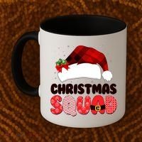 Funny Cute Christmas Squad Matching Shirts Coffee Mug thumb 2