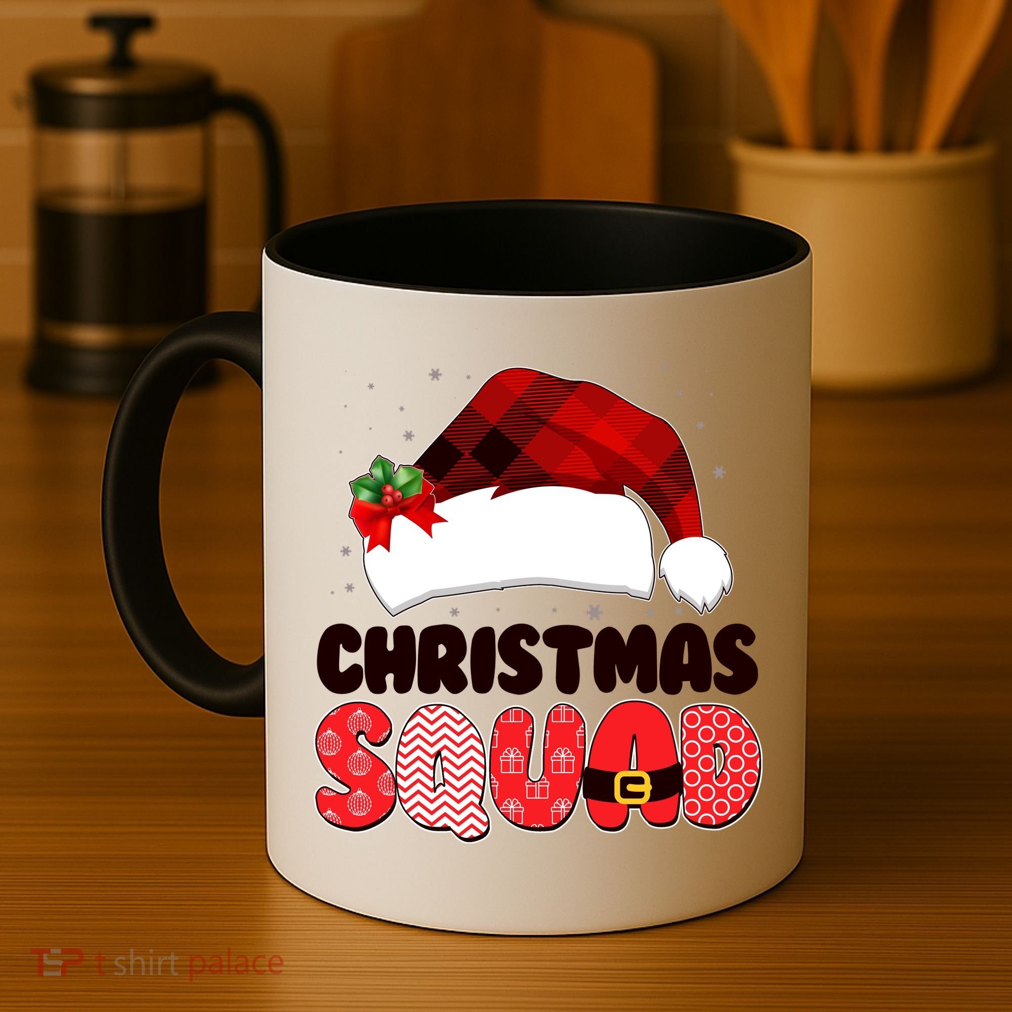 Funny Cute Christmas Squad Matching Shirts Coffee Mug