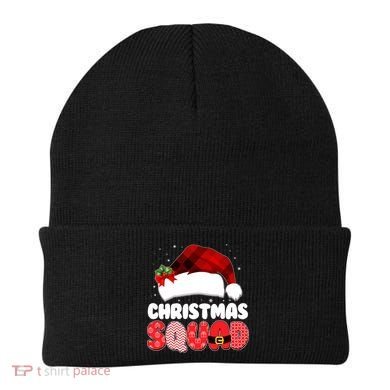 Funny Cute Christmas Squad Matching Shirts Beanie