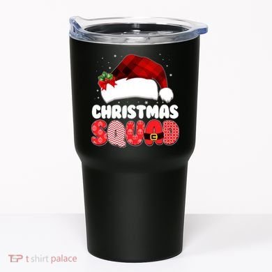 Funny Cute Christmas Squad Matching Shirts Tumbler