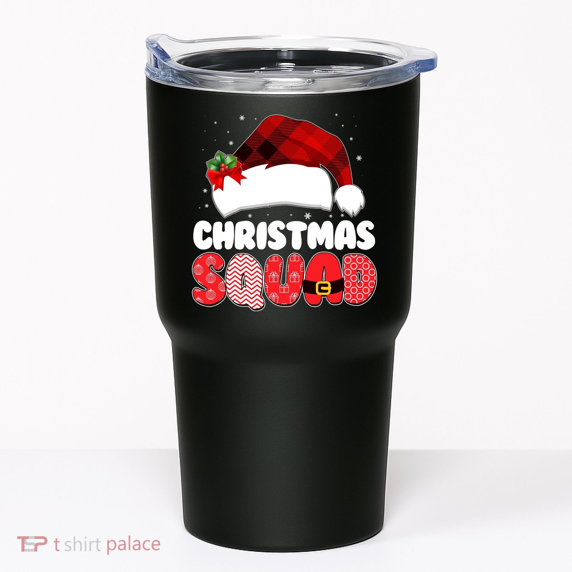 Funny Cute Christmas Squad Matching Shirts Tumbler
