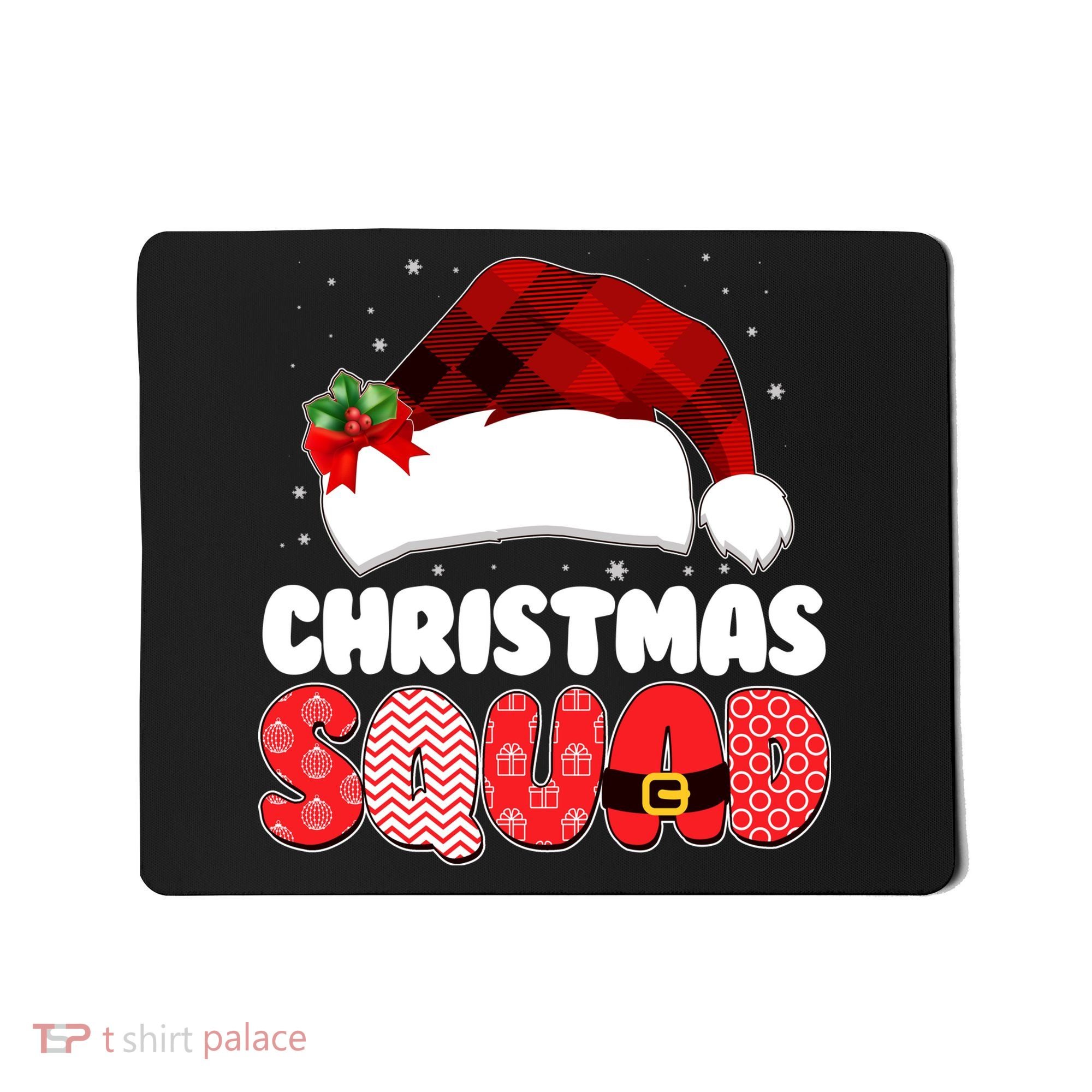 Funny Cute Christmas Squad Matching Shirts Mousepad