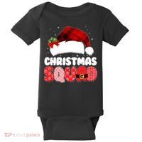 Funny Cute Christmas Squad Matching Shirts Baby Bodysuit thumb 0