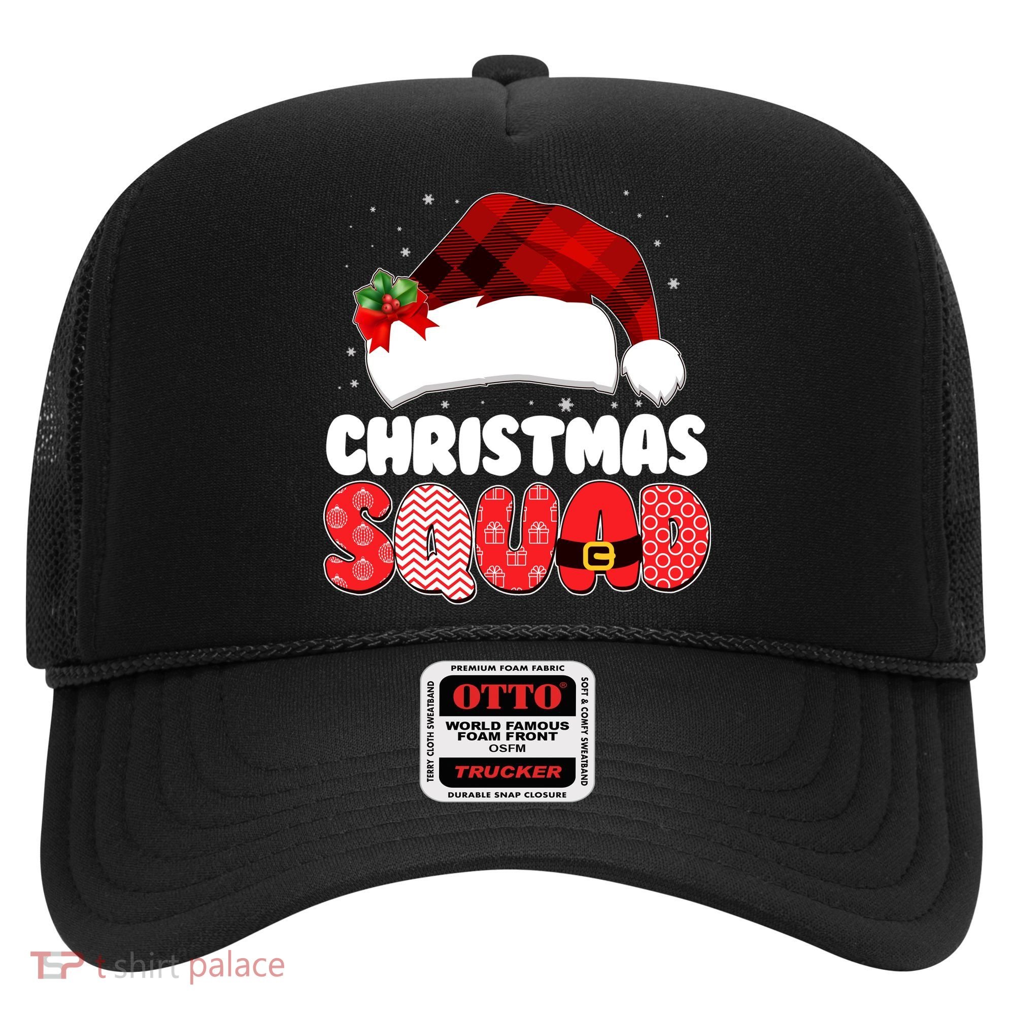 Funny Cute Christmas Squad Matching Shirts Hat