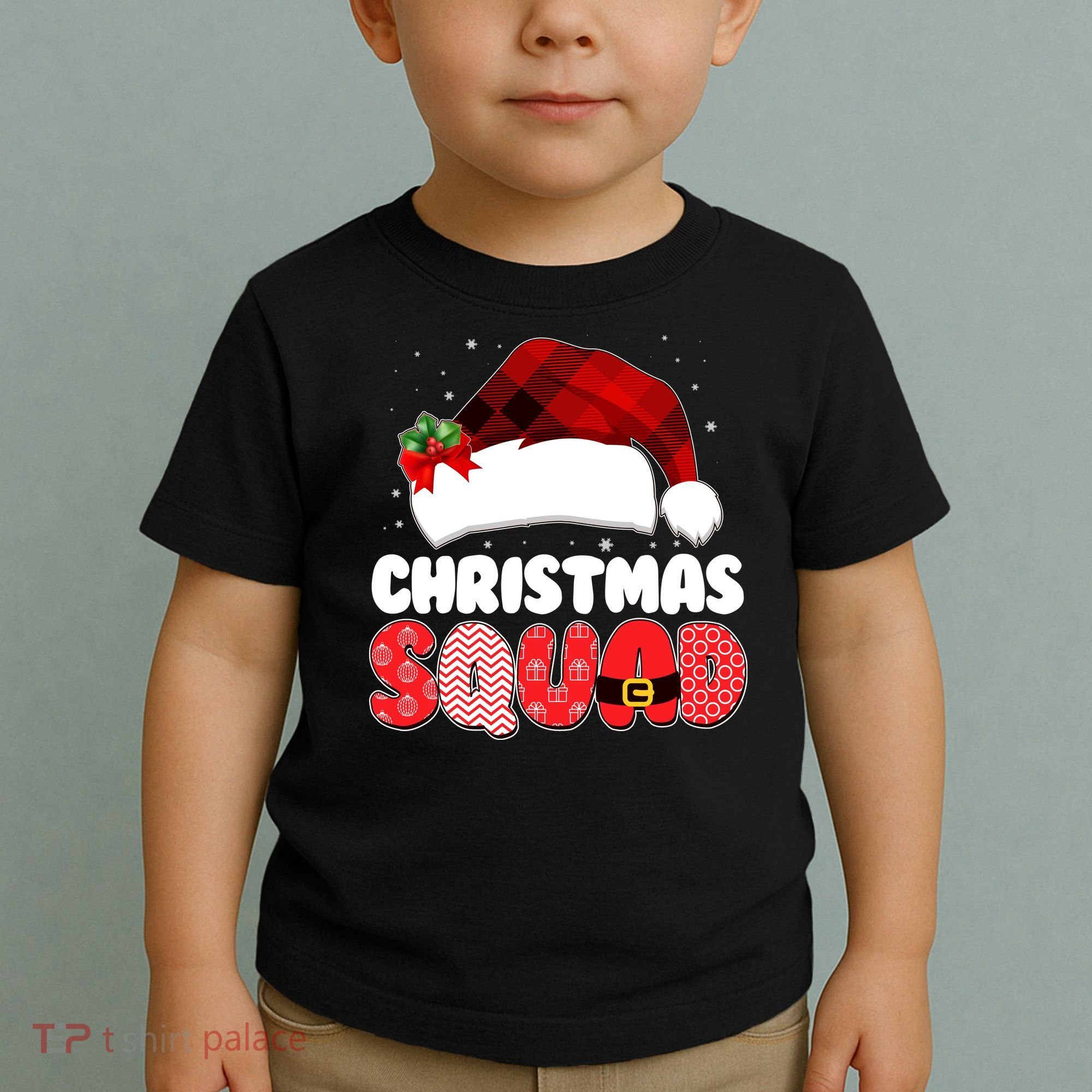 Funny Cute Christmas Squad Matching Shirts Toddler T-Shirt