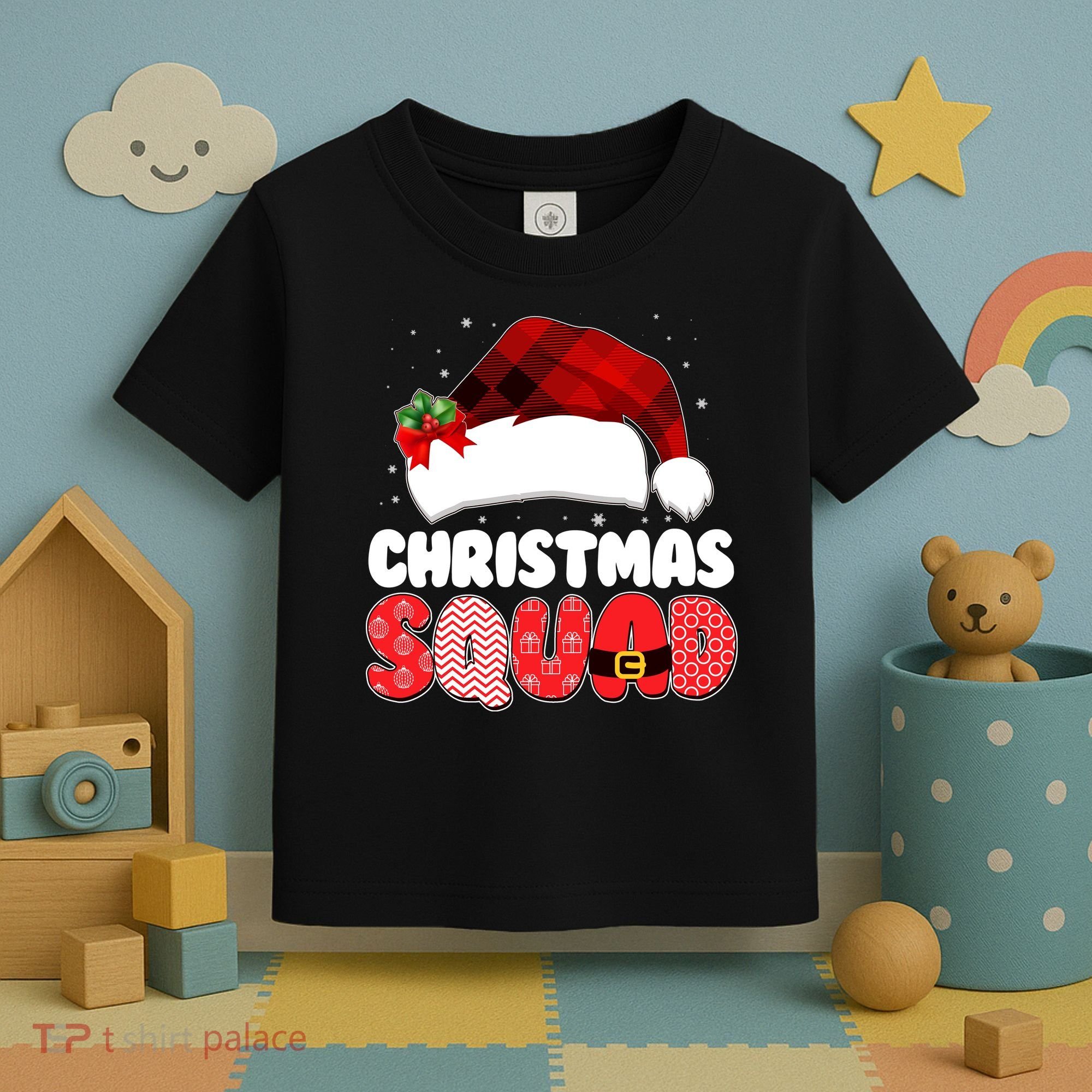 Funny Cute Christmas Squad Matching Shirts Toddler T-Shirt
