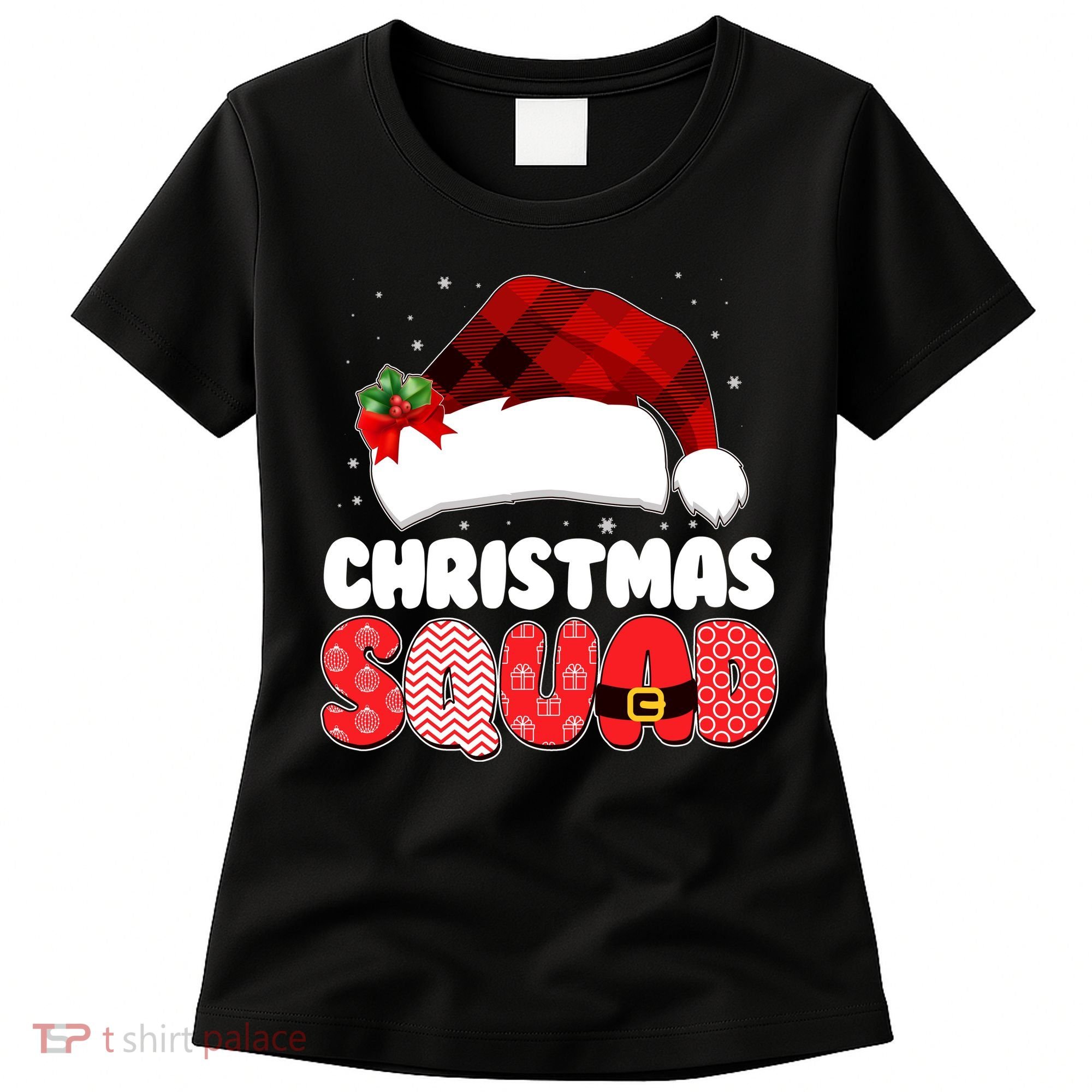 Funny Cute Christmas Squad Matching Shirts Women's T-Shirt