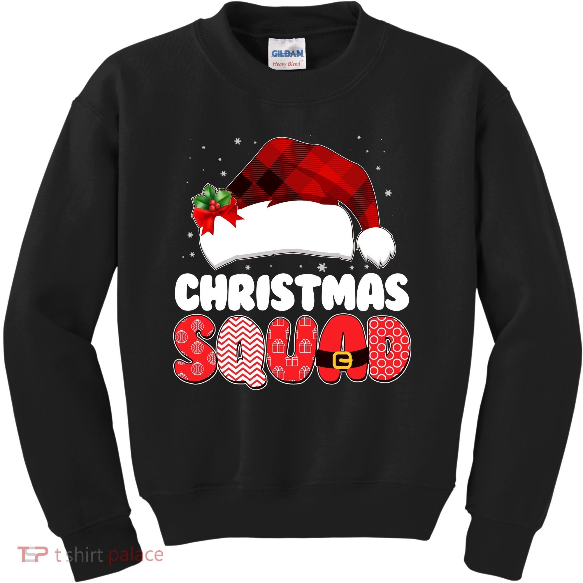 Funny Cute Christmas Squad Matching Shirts Kids Sweatshirt