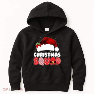 Funny Cute Christmas Squad Matching Shirts Kids Hoodie