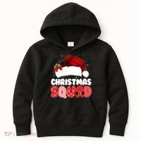 Funny Cute Christmas Squad Matching Shirts Kids Hoodie thumb 0