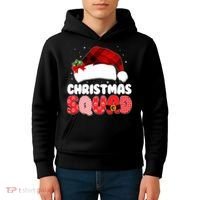 Funny Cute Christmas Squad Matching Shirts Kids Hoodie thumb 4