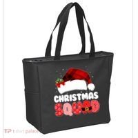 Funny Cute Christmas Squad Matching Shirts Tote Bag thumb 2