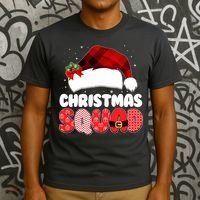 Funny Cute Christmas Squad Matching Shirts T-Shirt thumb 3