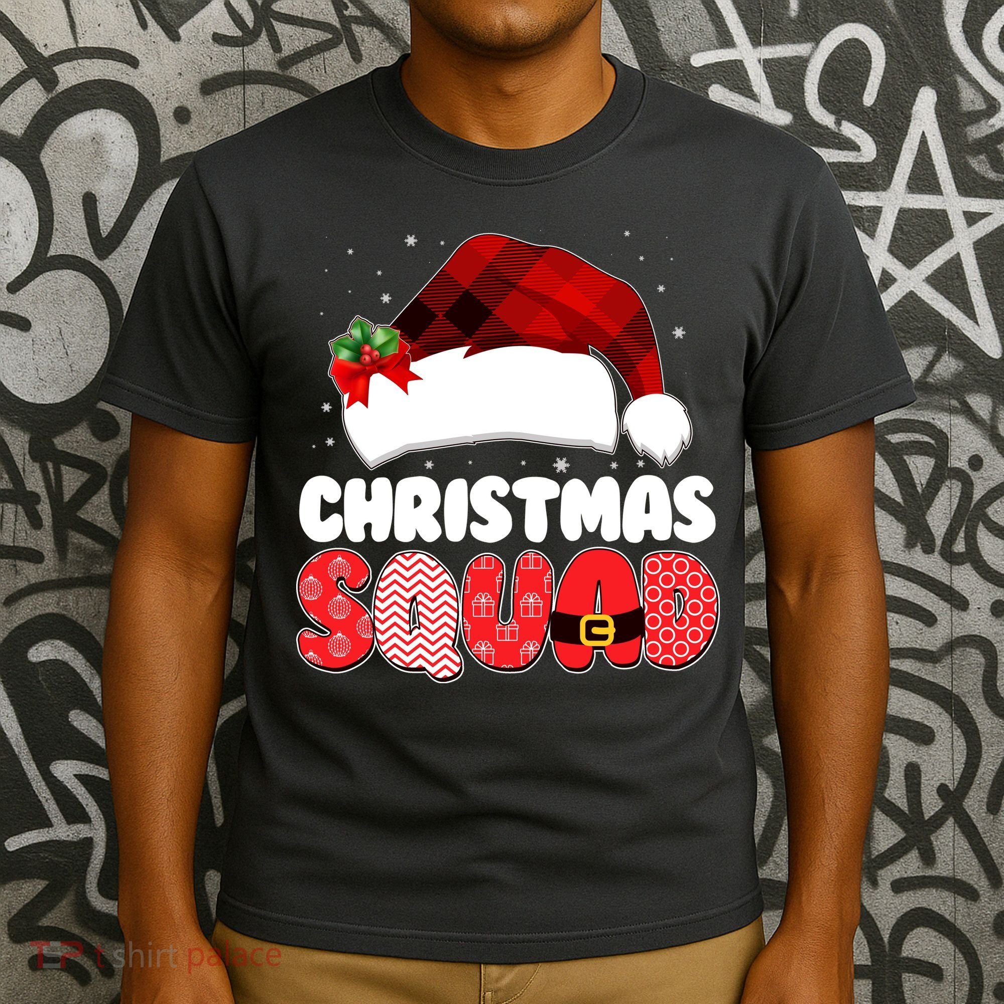 Funny Cute Christmas Squad Matching Shirts T-Shirt