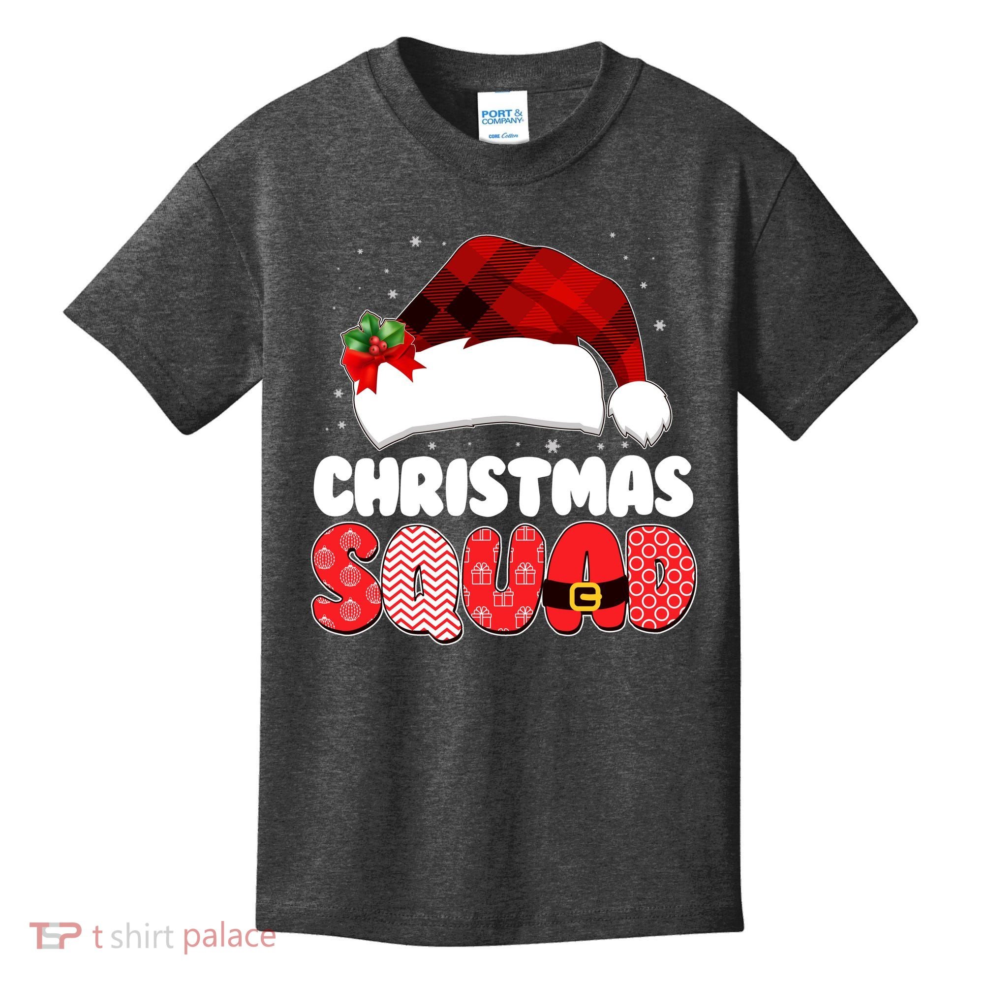 Funny Cute Christmas Squad Matching Shirts Kids T-Shirt