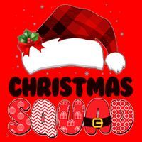 Funny Cute Christmas Squad Matching Shirts Santa Hat thumb 1